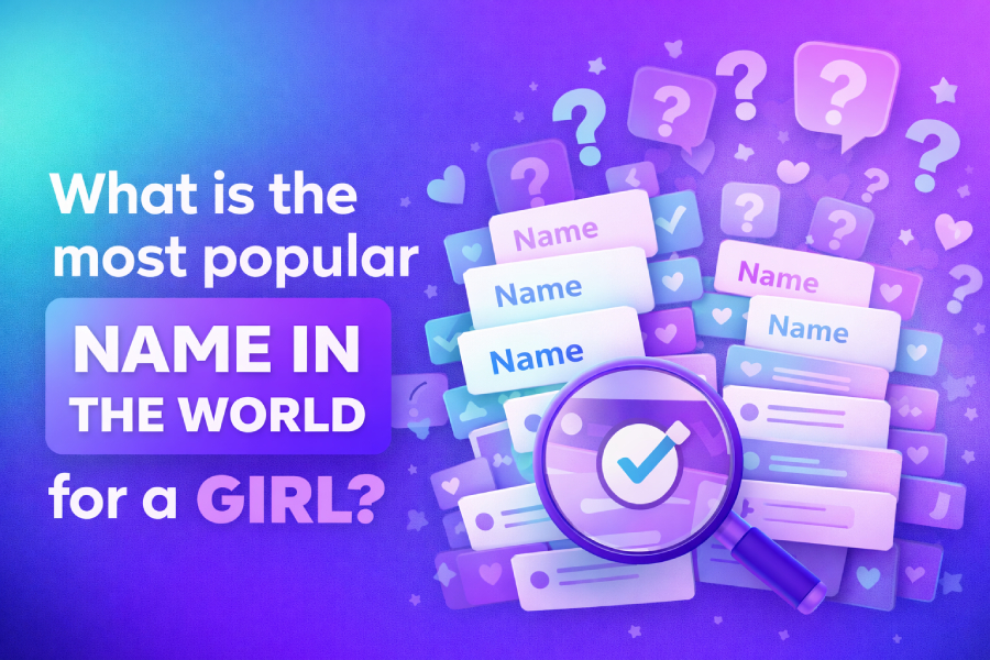 What is the Most Popular Name in the World for a Girl?